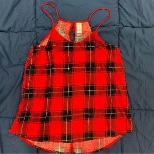 No Boundaries| plaid top